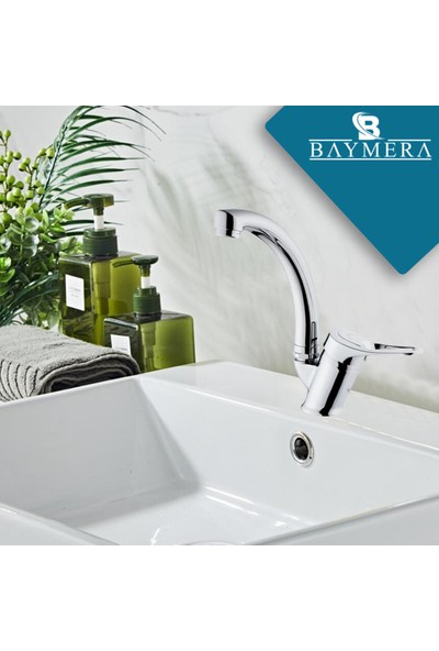 Baymera Gib Mix Kuğu Lavabo Bataryası