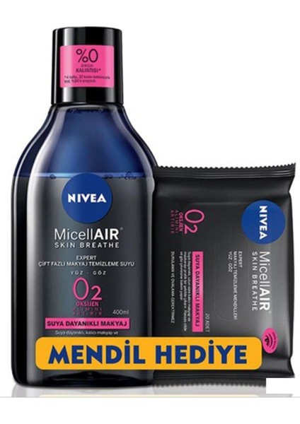 Micellair Expert Makyaj Temizleme Suyu 400 ml + Mendil (2 Adet) fiyatları