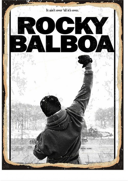 Rocky Balboa Model Mdf Tablo 35 cm x 50 cm