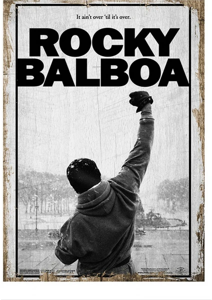 Rocky Balboa Tasarım Mdf Tablo 50 cm x 70 cm