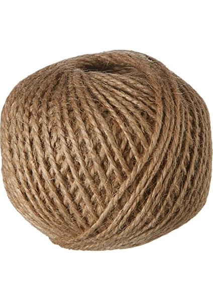 Naturel Doğal Jüt Ip Hasır Kendir Ip Hasır Ip Süsleme Ipi 100 GR-100 Metre (2mm Kalınlık) 10 Adet fiyatları