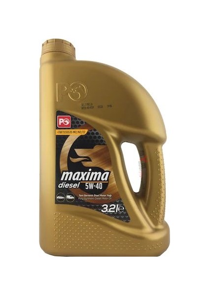 Petrol Ofisi Maxima 5W-40 3,2 Litre Motor Yağı ( Üretim Yılı :2023 )