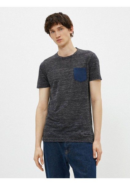 Erkek T-Shirt Lacivert modelleri