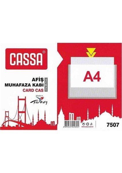 A4 Afiş Muhafaza Kabı