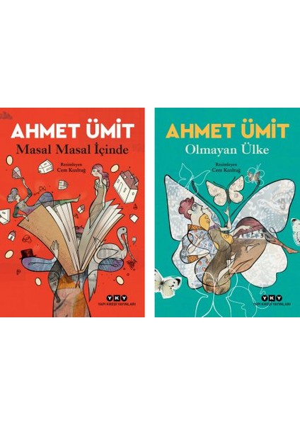 Ahmet Ümit 2 Kitap Set - Masal Masal Içinde - Olmayan Ülke