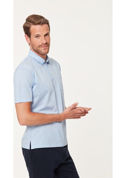 Erkek Açık Mavi T-Shirt modelleri