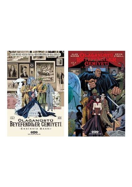 Olağanüstü Beyefendiler Cemiyeti 2 Kitap Set - Alan Moore