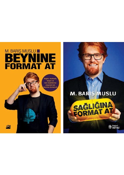 Beynine Format At - Sağlığına Format At - 2 Kitap - Barış Muslu