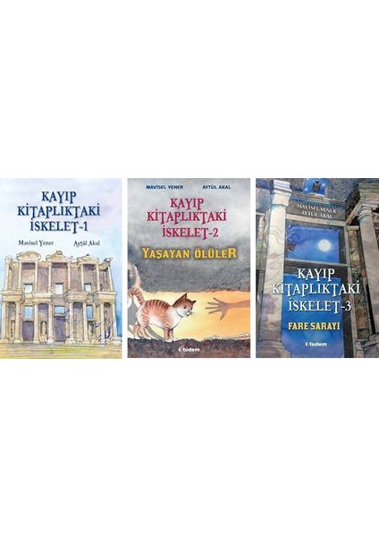 Kayıp Kitaplıktaki Iskelet 3 Kitap Set - Mavisel Yener - Yaşayan Ölüler - Fare Sarayı