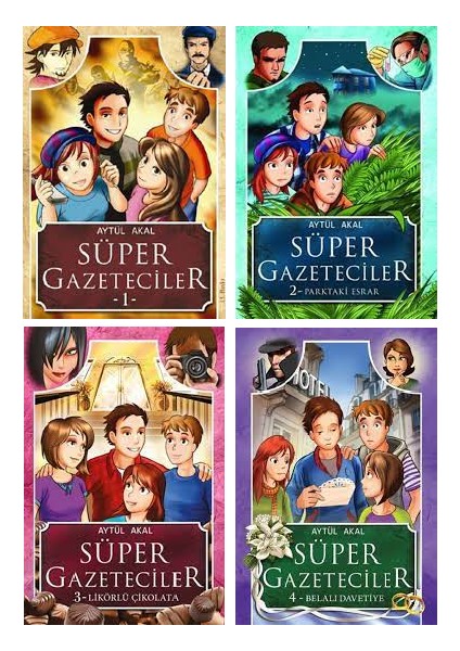 Süper Gazeteciler Serisi 4 Kitap Set - Aytül Akal