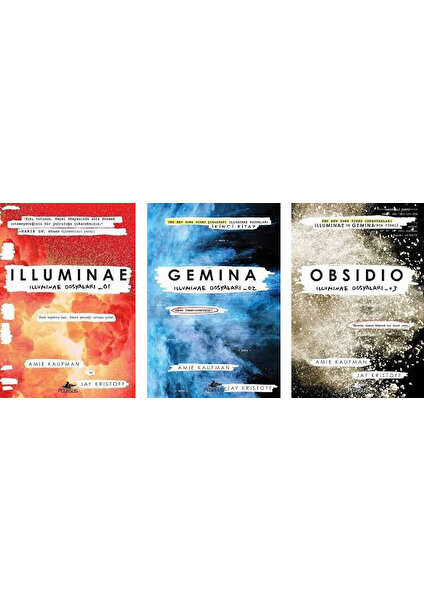 Illuminae Dosyaları 3 Kitap Set - Amie Kaufman - Gemina - Obsidio