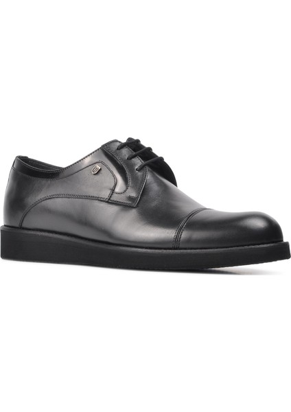 03101 Siyah Hakiki Deri Erkek Günlük Ayakkabı modelleri