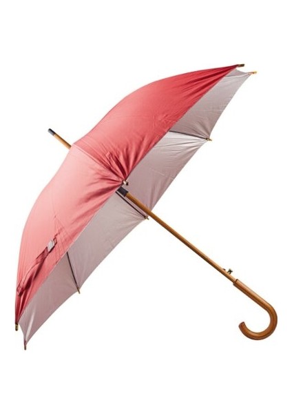 Ahşap Saplı 8 Panel Süspansiyonlu Mekanizmalı Fiber Glass Kırılmaz Şemsiye