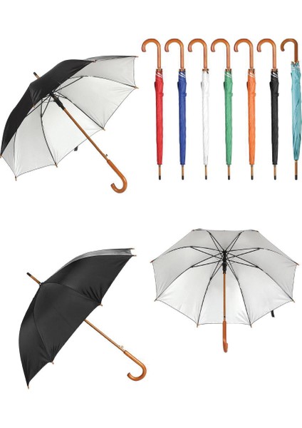 Ahşap Saplı 8 Panel Süspansiyonlu Mekanizmalı Fiber Glass Kırılmaz Şemsiye fiyatları