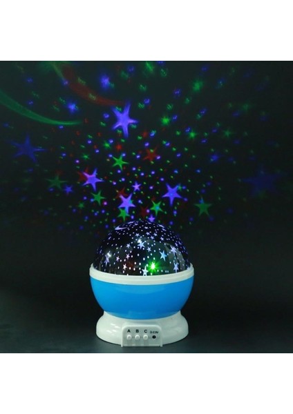 Star Master Dönen Yıldızlı Gökyüzü Projeksiyon Gece Lambası Mavi fiyatları