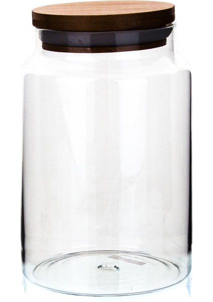 Yv Ahsap Kapaklı Kavanoz 1000 ml