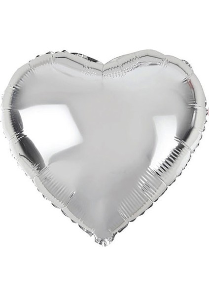 Folyo Balon Kalp Gümüş 24'' D.ü 7,5tl