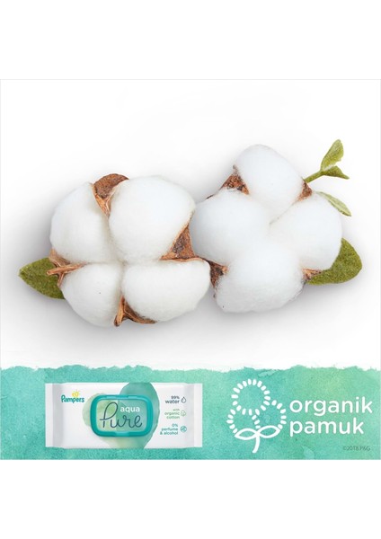 Islak Havlu Mendil Aqua Pure 48 Yaprak 12 Li Set Organik Pamuklu fırsatları