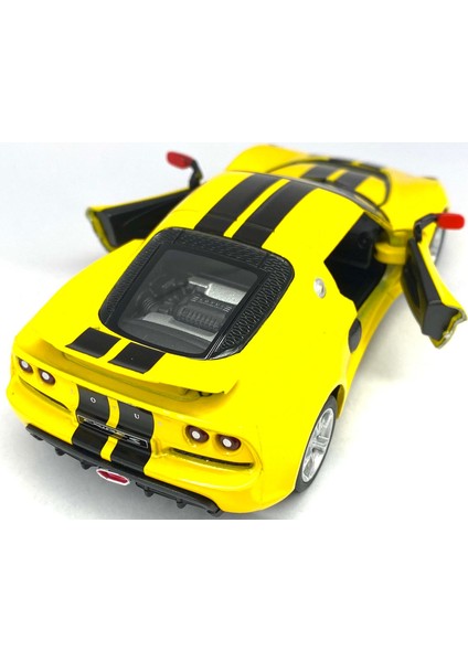 2012 Lotus Exige S Şeritli Çek Bırak 5inch. Lisanslı Model Araba, Oyuncak Araba 1:32