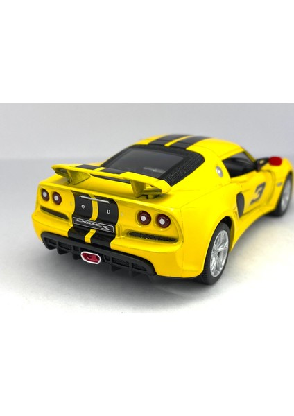 2012 Lotus Exige S Şeritli Çek Bırak 5inch. Lisanslı Model Araba, Oyuncak Araba 1:32