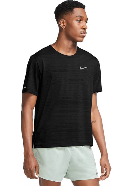 Mens Dri-Fit Miler Top Ss Erkek Tişört
