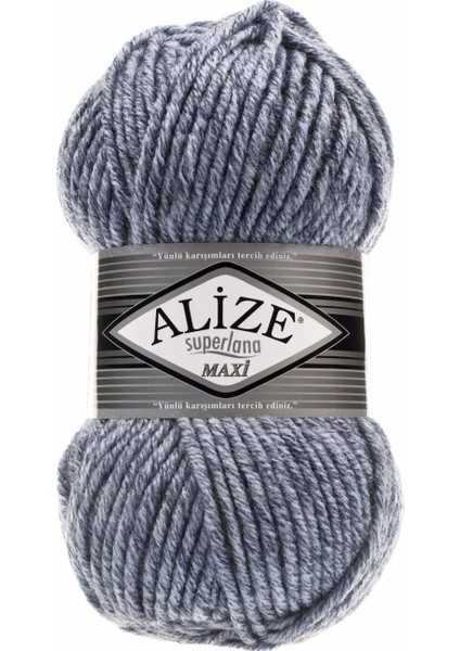 Jaspe Mavi Alize Süperlana Maxi - 806 (5 Li Paket)