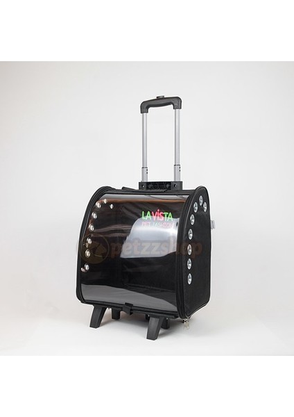 Kale Valiz Pet Taşıma Çantası Siyah 38X26X42H cm