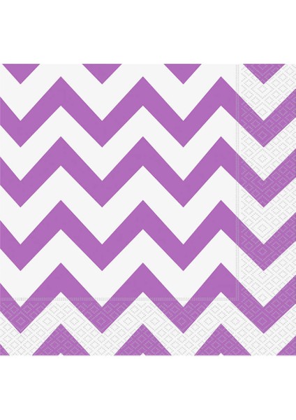 Peçete Zigzag Lila 20'li