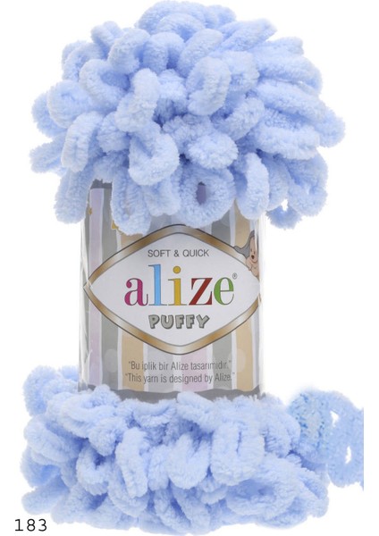 Açık Mavi Alize Puffy 183 (5 Li Paket)