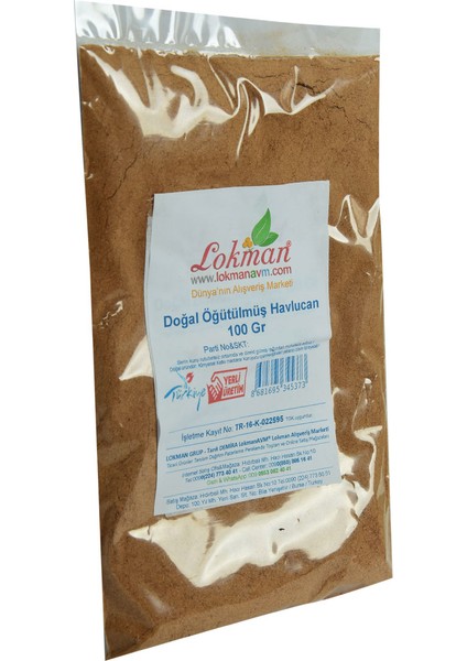 Doğal Öğütülmüş Havlucan Kökü 100 gr Paket