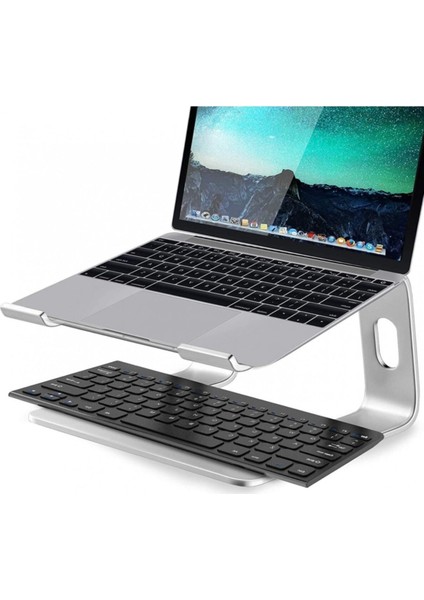 M5 Alüminyum Ergonomik Katlanır Macbook Bilgisayar Standı Bilgisayar Yükseltici 10 –17 inç