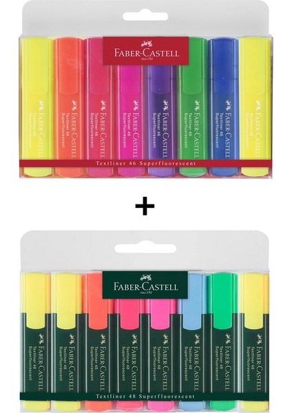 16 Renk Fosforlu Kalem Seti