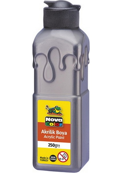 250 Gram Akrilik Boya Gümüş (NC-3036)