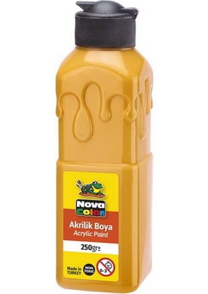 250 Gram Akrilik Boya Güneş Sarısı (NC-3022)