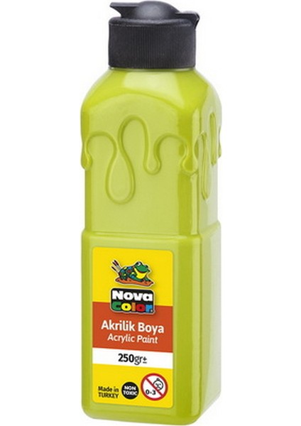 250 Gram Akrilik Boya Fıstık Yeşili (NC-3027)