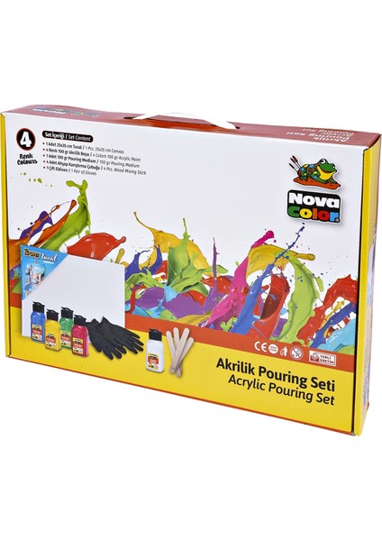 Akrilik Pouring Seti Marmaris (NC-2505)