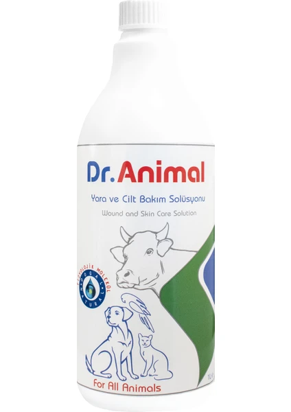 Dr. Animal Yara ve Cilt Bakım Solüsyonu 1 Lt