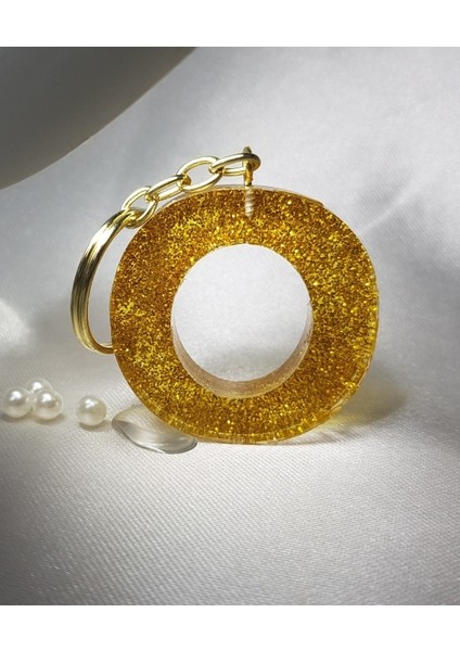 O Harfi Epoksi Anahtarlık