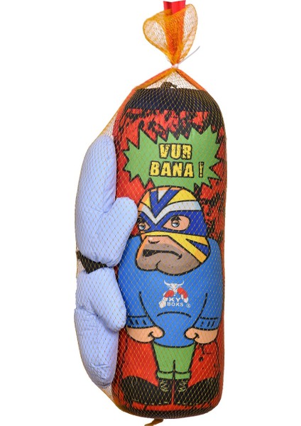 Çocuk Boks Torbası Seti Eldivenli Hediyeli Kum Torbası