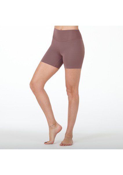 Gül Kurusu Yüksek Bel Mini Tayt