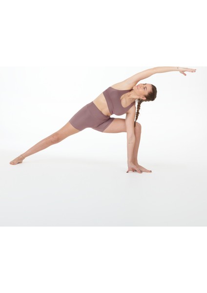 Gül Kurusu Yüksek Bel Mini Tayt modelleri