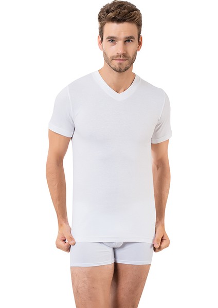 Underwear 3'lü Erkek Geniş V Yaka