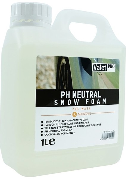 Valet Pro Ph Neutral Snow Foam - Yıkama Köpüğü 1lt.