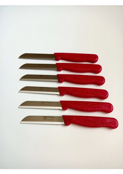 Tırtıklı Meyve Sebze Bıçağı Pembe Simli