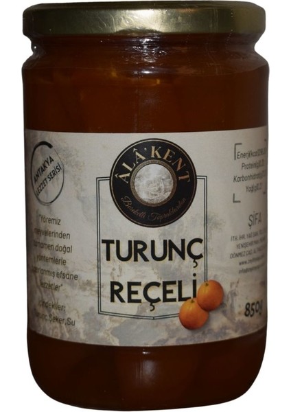 850 gr Turunç Reçelli