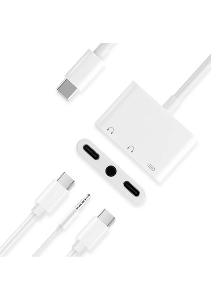 Type-C Splitter 3'ü 1 Arada