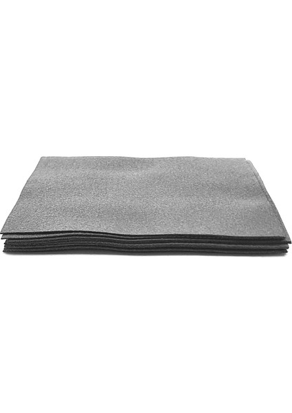 Chromic 10’lu Suede Mikrofiber Seramik Uygulama Bezi 10×10 200GSM – Gri
