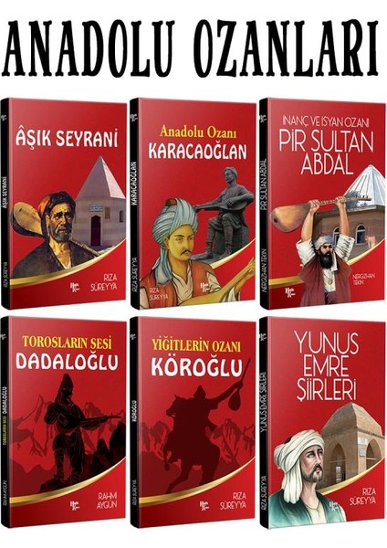 Anadolu Ozanları Seti - 6 Kitap