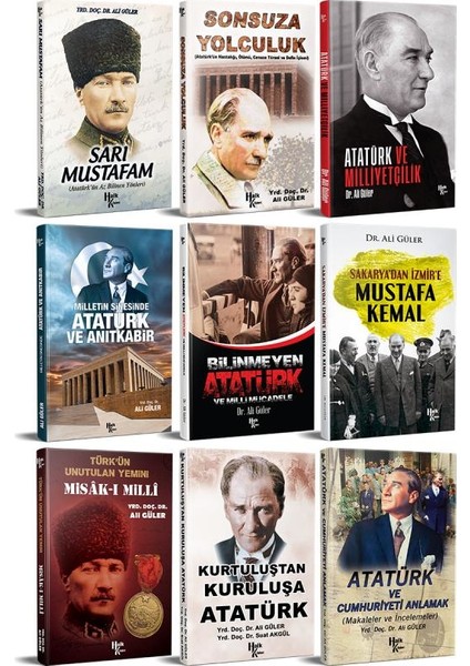 Anıtkabir Kütüphanesi Seti - 9 Kitap