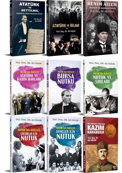 Atatürk Kütüphanesi Seti - 9 Kitap